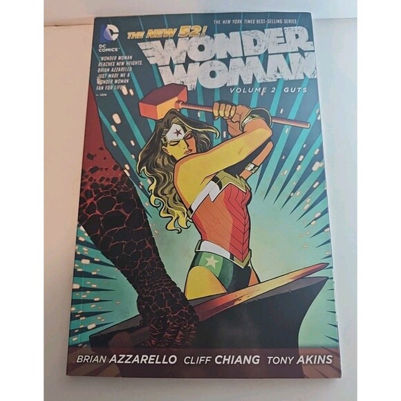 DC Comics Other - Wonder Woman Guts Vol. 2 by Brian Azzarello The New 52! Comic Graphic Novel